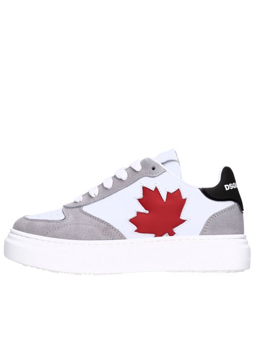 Sneakers in pelle e camoscio DSQUARED2 | 79310 P CROSTABIANCO-GRIGIO-NERO-ROSSO